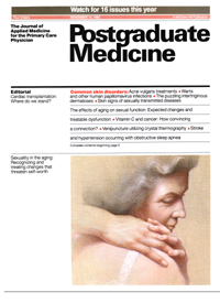 Cover image for Postgraduate Medicine, Volume 78, Issue 7, 1985