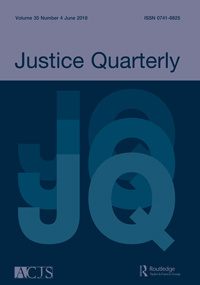 Cover image for Justice Quarterly, Volume 35, Issue 4, 2018