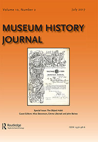 Cover image for Museum History Journal, Volume 10, Issue 2, 2017