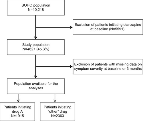 Figure 1 Flowchart of patients included in the analyses.