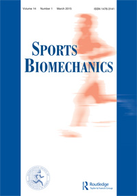 Cover image for Sports Biomechanics, Volume 14, Issue 1, 2015