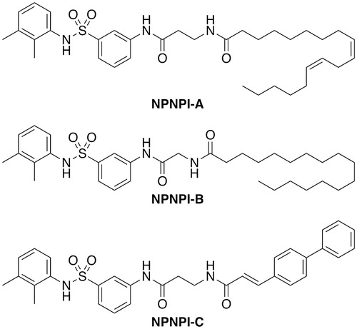 Figure 10. Structures of peptidomimetic inhibitors.