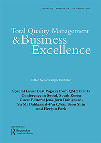 Cover image for Total Quality Management & Business Excellence, Volume 27, Issue 7-8, 2016