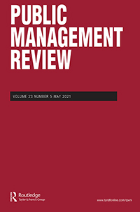 Cover image for Public Management Review, Volume 23, Issue 5, 2021