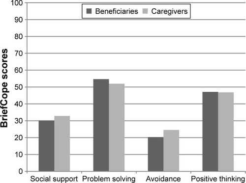 Figure 2 Coping strategies used by patients and caregivers.