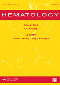 Cover image for Hematology, Volume 23, Issue 2, 2018