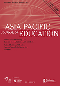 Cover image for Asia Pacific Journal of Education, Volume 40, Issue 3, 2020