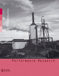 Cover image for Performance Research, Volume 13, Issue 2, 2008