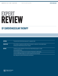 Cover image for Expert Review of Cardiovascular Therapy, Volume 14, Issue 1, 2016