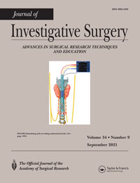 Cover image for Journal of Investigative Surgery, Volume 34, Issue 9, 2021