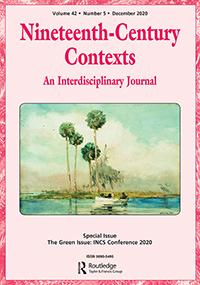 Cover image for Nineteenth-Century Contexts, Volume 42, Issue 5, 2020