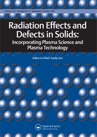 Cover image for Radiation Effects and Defects in Solids, Volume 176, Issue 9-10, 2021