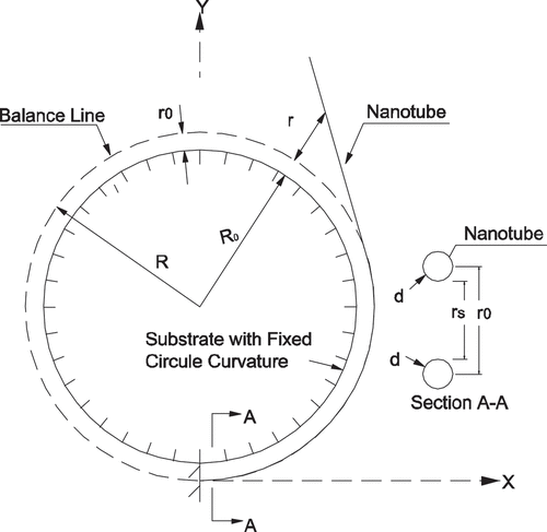 Figure 2. Nanotube model.