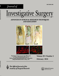 Cover image for Journal of Investigative Surgery, Volume 29, Issue 1, 2016