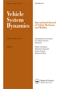 Cover image for Vehicle System Dynamics, Volume 61, Issue 7, 2023