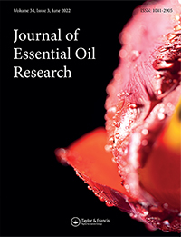 Cover image for Journal of Essential Oil Research, Volume 34, Issue 3, 2022