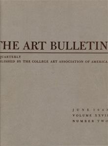 Cover image for The Art Bulletin, Volume 27, Issue 2, 1945