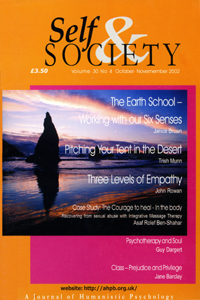 Cover image for Self & Society, Volume 30, Issue 4, 2002