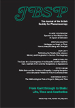 Cover image for Journal of the British Society for Phenomenology, Volume 43, Issue 2, 2012