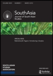 Cover image for South Asia: Journal of South Asian Studies, Volume 31, Issue 2, 2008