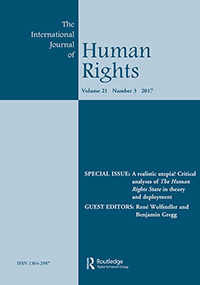 Cover image for The International Journal of Human Rights, Volume 21, Issue 3, 2017