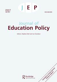 Cover image for Journal of Education Policy, Volume 30, Issue 4, 2015