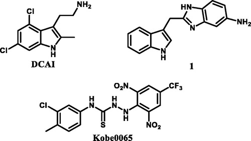 Figure 1. Three reported compounds targeting K-RasG12V protein.
