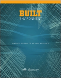 Cover image for Science and Technology for the Built Environment, Volume 22, Issue 8, 2016