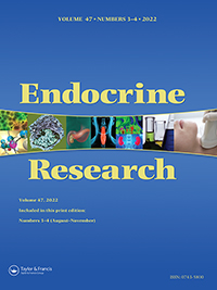 Cover image for Endocrine Research, Volume 47, Issue 3-4, 2022