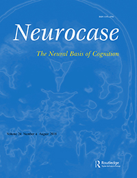 Cover image for Neurocase, Volume 24, Issue 4, 2018