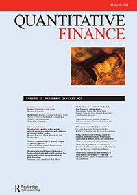 Cover image for Quantitative Finance, Volume 21, Issue 1, 2021