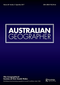 Cover image for Australian Geographer, Volume 48, Issue 3, 2017