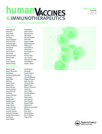 Cover image for Human Vaccines & Immunotherapeutics, Volume 11, Issue 4, 2015