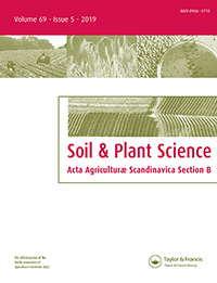 Cover image for Acta Agriculturae Scandinavica, Section B — Soil & Plant Science, Volume 69, Issue 5, 2019