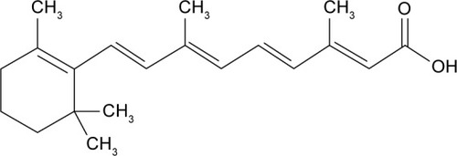 Figure 1 Structure of all-trans retinoic acid.