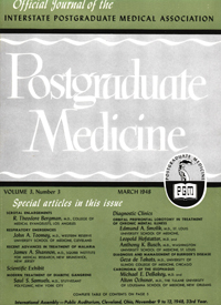 Cover image for Postgraduate Medicine, Volume 3, Issue 3, 1948
