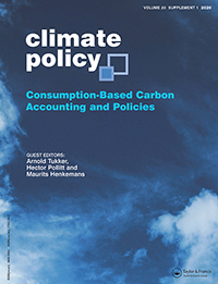 Cover image for Climate Policy, Volume 20, Issue sup1, 2020