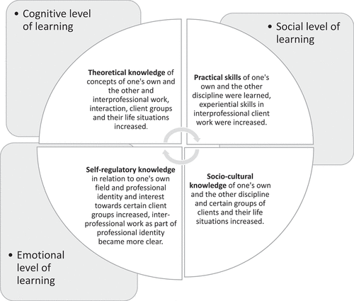 Figure 1. Students’ learning experiences in Social Law Clinic in the framework of integrative learning.