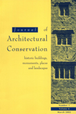 Cover image for Journal of Architectural Conservation, Volume 8, Issue 1, 2002