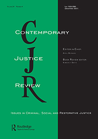 Cover image for Contemporary Justice Review, Volume 24, Issue 4, 2021