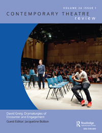 Cover image for Contemporary Theatre Review, Volume 26, Issue 1, 2016