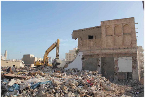 Figure 1. A mismatch between the cultural and economic forces resulted in a partial demolition of the significant Al Asmakh house in 2013