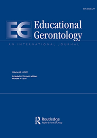 Cover image for Educational Gerontology, Volume 48, Issue 4, 2022