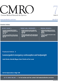 Cover image for Current Medical Research and Opinion, Volume 35, Issue 7, 2019