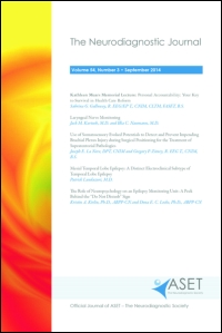 Cover image for The Neurodiagnostic Journal, Volume 55, Issue 2, 2015