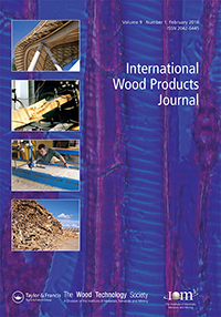 Cover image for International Wood Products Journal, Volume 9, Issue 1, 2018