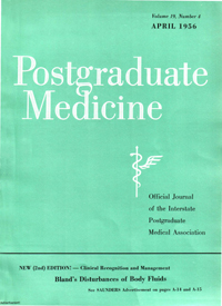 Cover image for Postgraduate Medicine, Volume 19, Issue 4, 1956