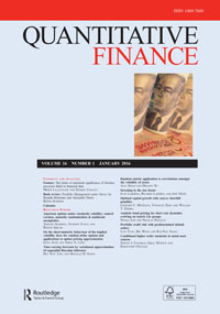 Cover image for Quantitative Finance, Volume 16, Issue 1, 2016