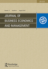 Cover image for Journal of Business Economics and Management, Volume 17, Issue 4, 2016