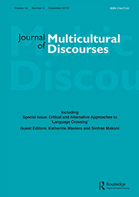 Cover image for Journal of Multicultural Discourses, Volume 14, Issue 4, 2019